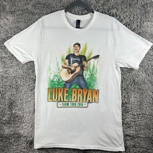 Luke Bryan 2016 Farm Tour Shirt Medium Country Music Greenback TN